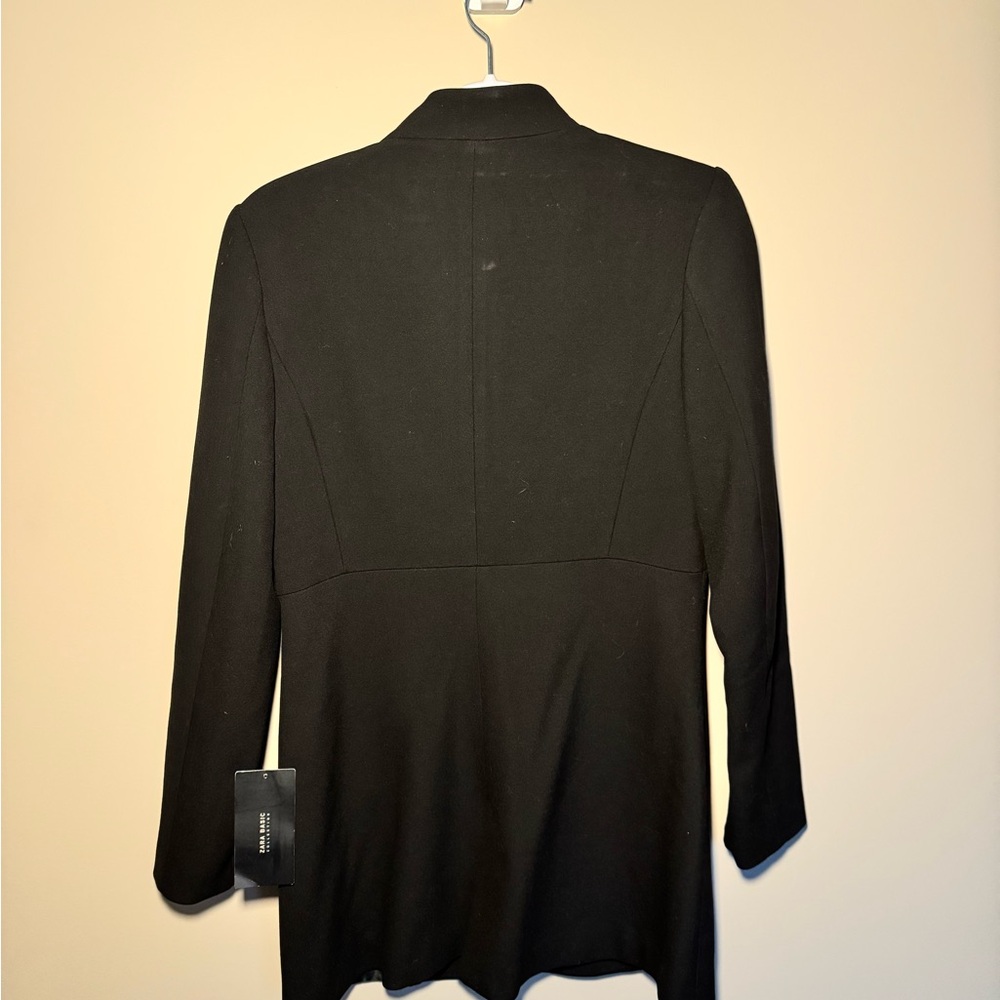 Zara Studded Blazer Coat in Black, Size M NWT - Picture 10 of 16